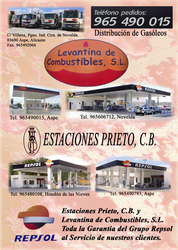 Programa fiestas Levantina Combustibles